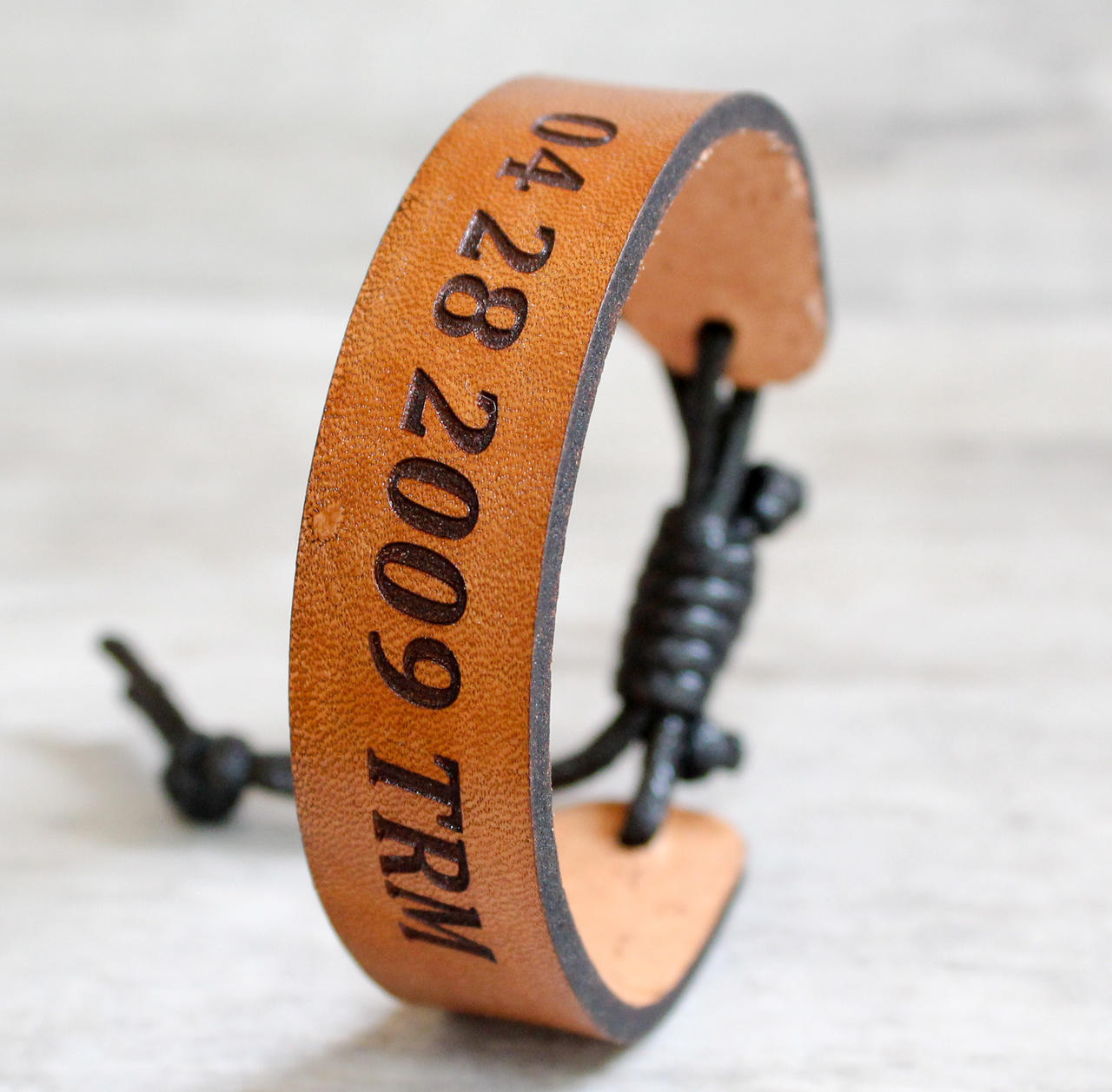 Buy Unisex Leather Bracelet,special Engraving Gifts for Family,birthday  Gifts for Men and Woman,personalized Leather Bracelets,custom Engraving  Online in India - Etsy